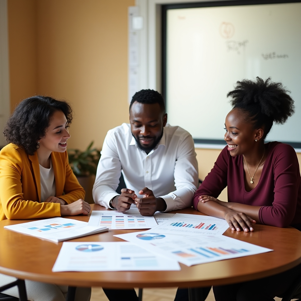 Riunione di lavoro sulla gestione di bandi pubblici